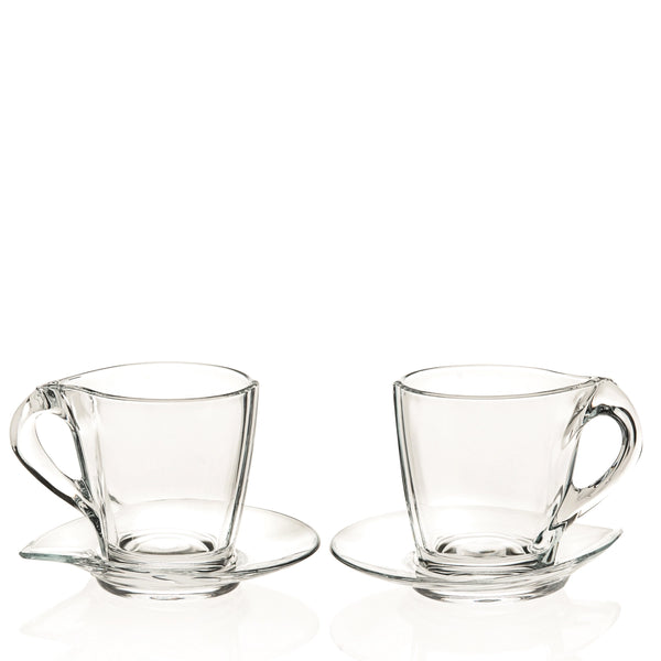 2er Set Happy - Cappuccinotassen H9cm, 26cl